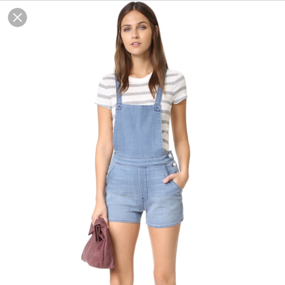 MOTHER Swooner Overall shorts